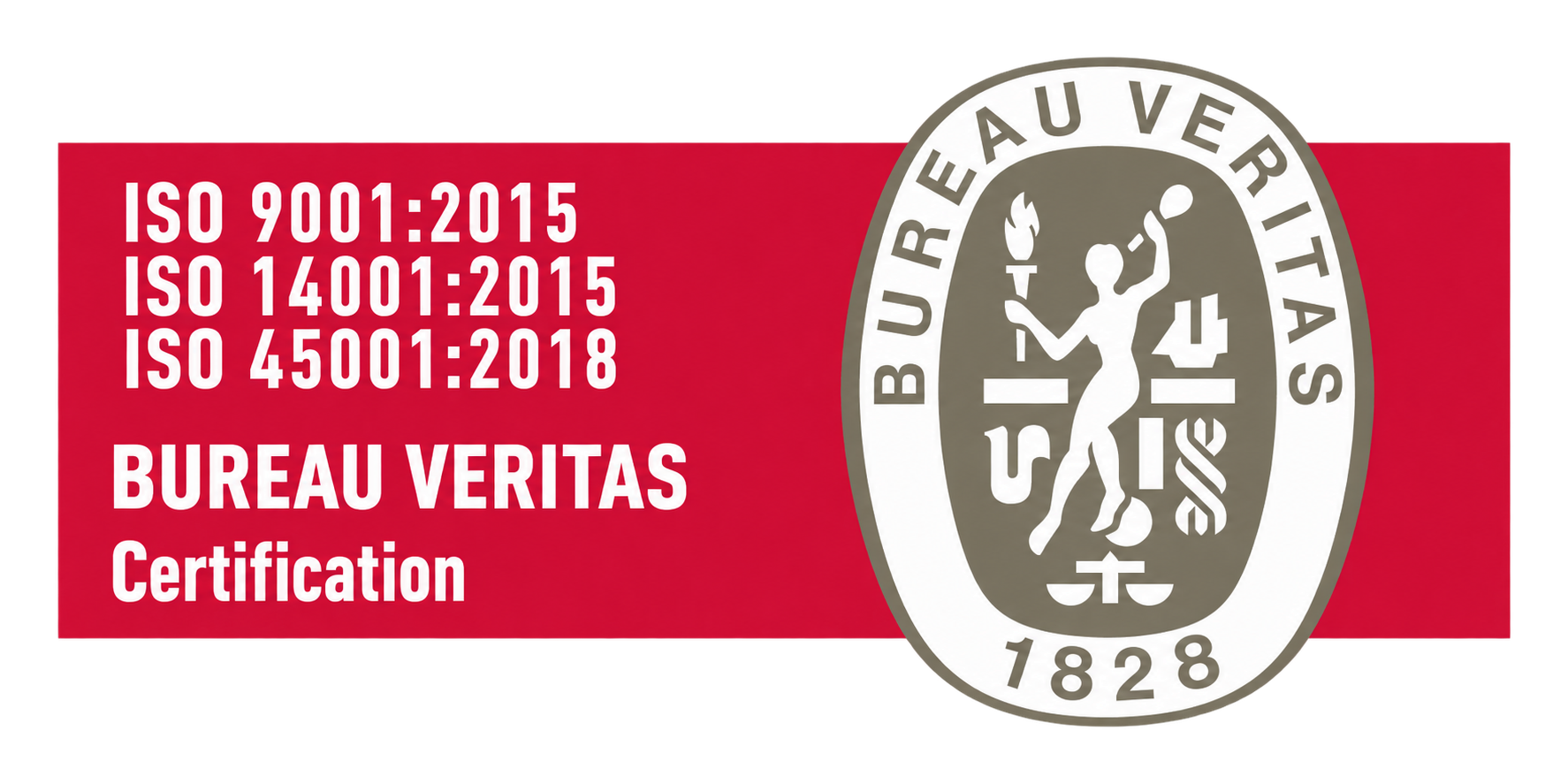 Certificaciones ISO 9001, ISO 14001 e ISO 45001